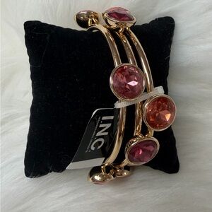 INC International Concepts Gold and Pink Bracelets